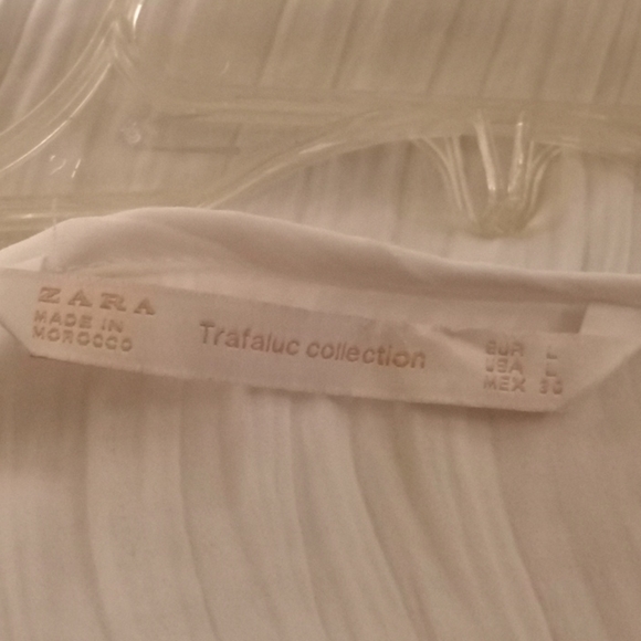 Zara Cold Shoulder Blouse Size L - Picture 4 of 5